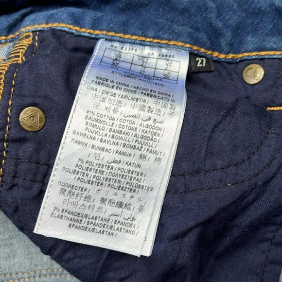 GUESS Crop Mid jeans size 27 - Picture 6 of 9